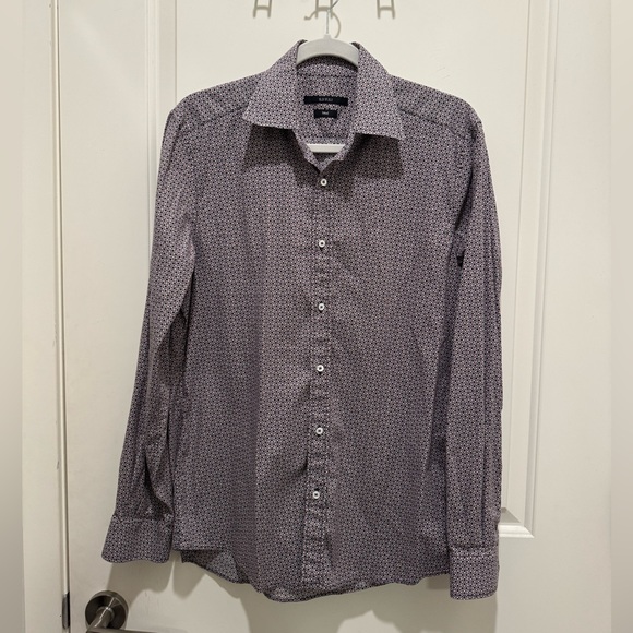 Gucci fitted collared long sleeve button-up shirt size m - Picture 1 of 6